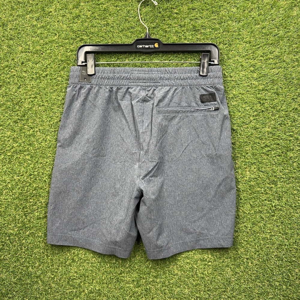Abercrombie & Fitch Shorts Mens Small Nylon Pull On Drawstring Tech Gray NWT - Picture 2 of 9
